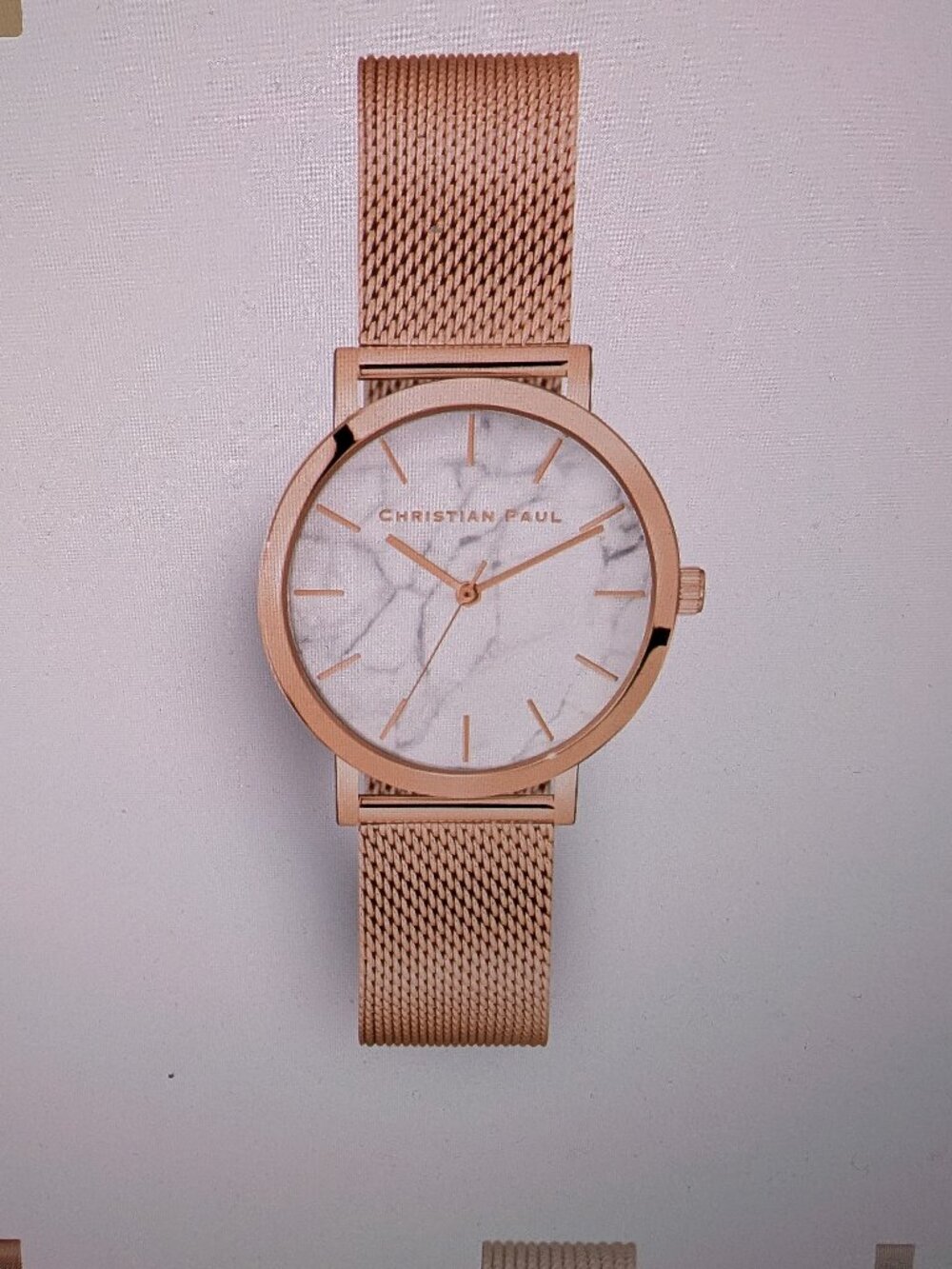 Christian Paul Rose Gold Bondi watch